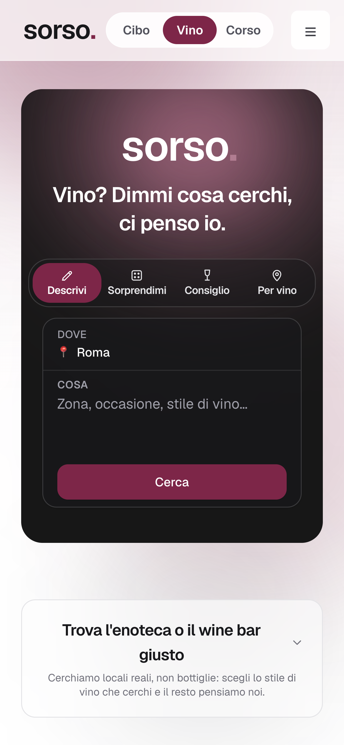 Sorso, i consigli sul vino